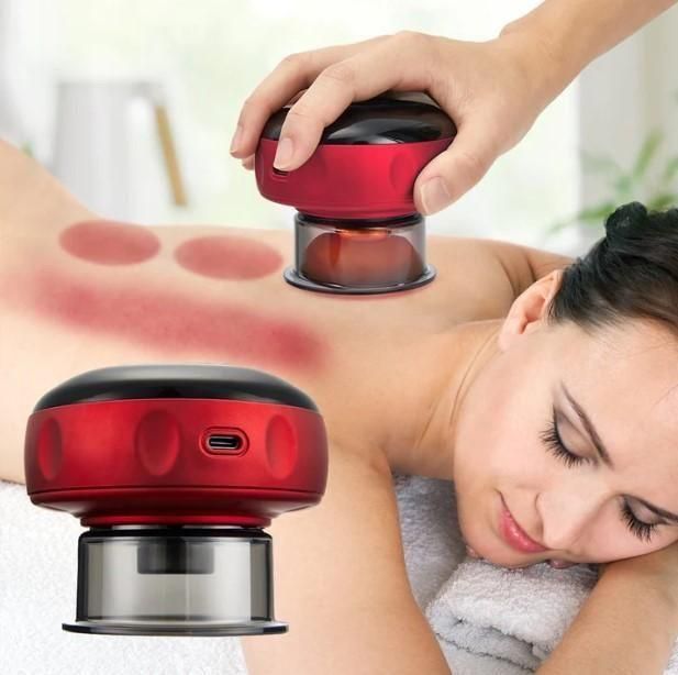 Electric Cupping Therapy Machine – Smart Cupping Massager with 12-Level Adjustable Temperature & Suction