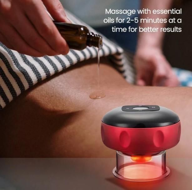 Electric Cupping Therapy Machine – Smart Cupping Massager with 12-Level Adjustable Temperature & Suction