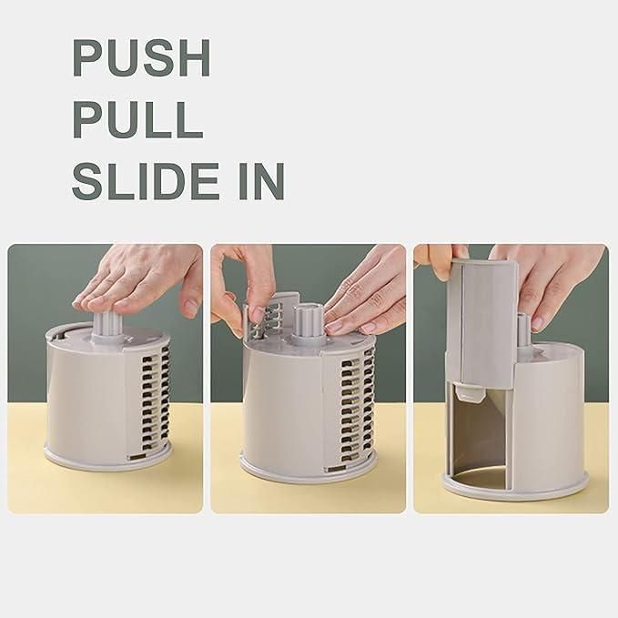 Manual Vegetable Grater – Handheld Shredder & Slicer for Kitchen Use